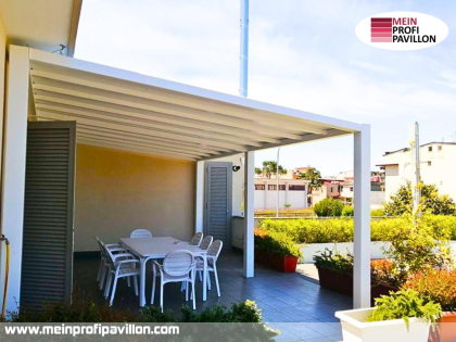 Pavillon 4x5 Überdachung Pagodenzelt Festzelt Pvc Terrassendach Pergola Terrasse