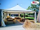 Pavillon 5x5 Überdachung Pagodenzelt Festzelt Pvc Terrassendach Pergola Terrasse