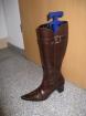 Lederstiefel in Dunkelbraun